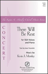 There Will Be Rest SSAA choral sheet music cover